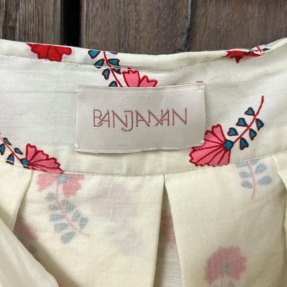 Banjanan Deena Designer Maxi Skirt in Paisley Ming Size XL